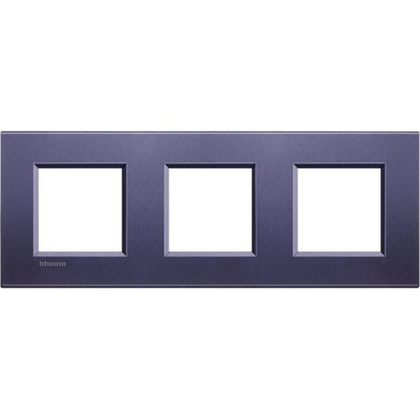 Square cover plate 2x3P 71mm club