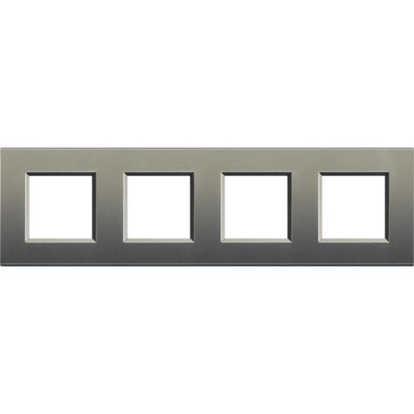 Square cover plate 2x4P 71mm avenue