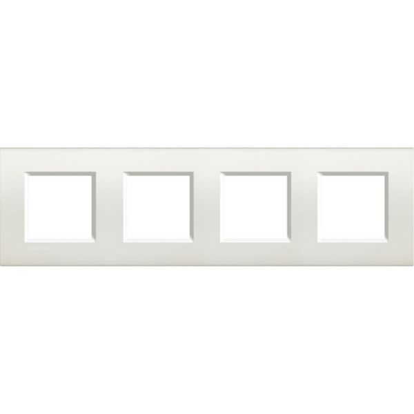 Square cover plate 2x4P 71mm White