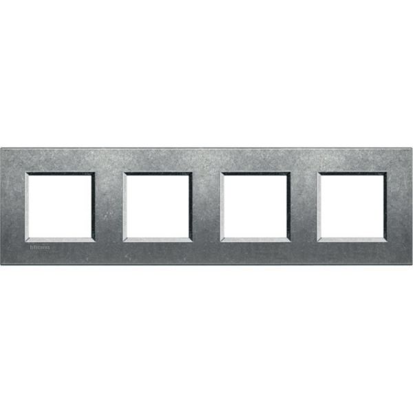 Square cover plate 2x4P 71mm native