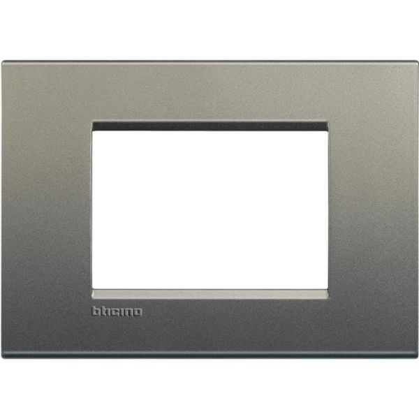 Square cover plate 3 modules - avenue