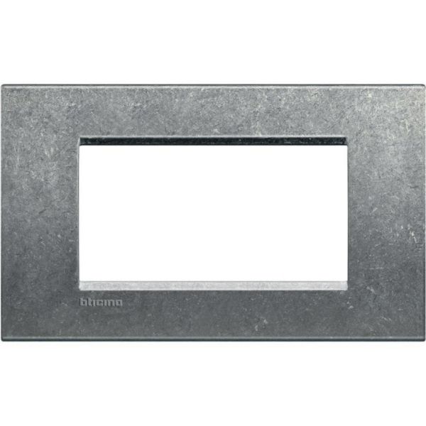 Square cover plate 4 modules - native