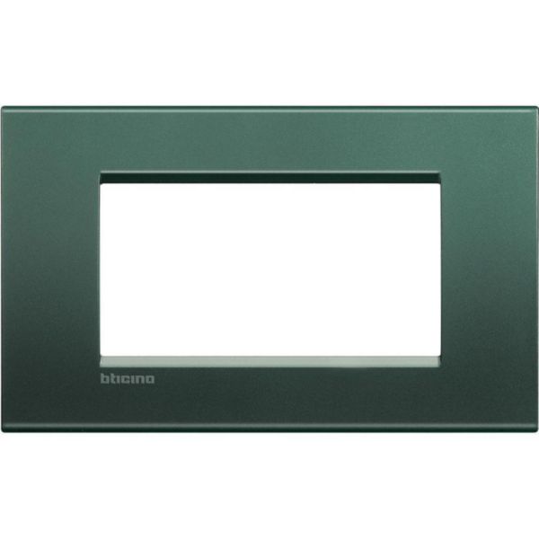 Square cover plate 4 modules - park