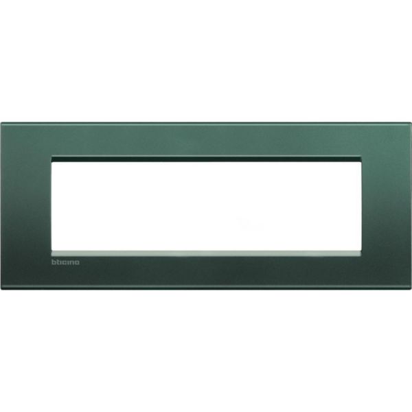 Square cover plate 7 modules - park