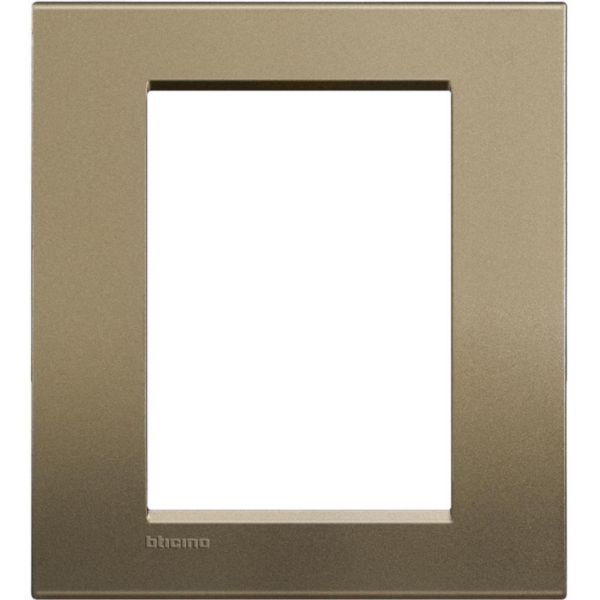 Square cover plate 3+3 modules - square