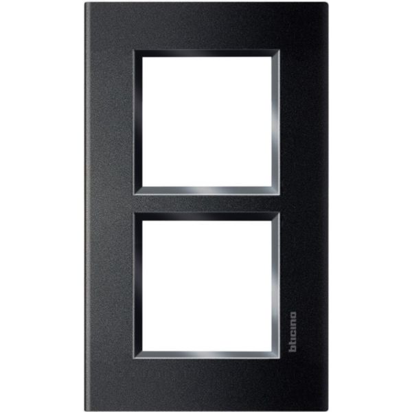 Square cover plate 2x2P 57mm Anthracite