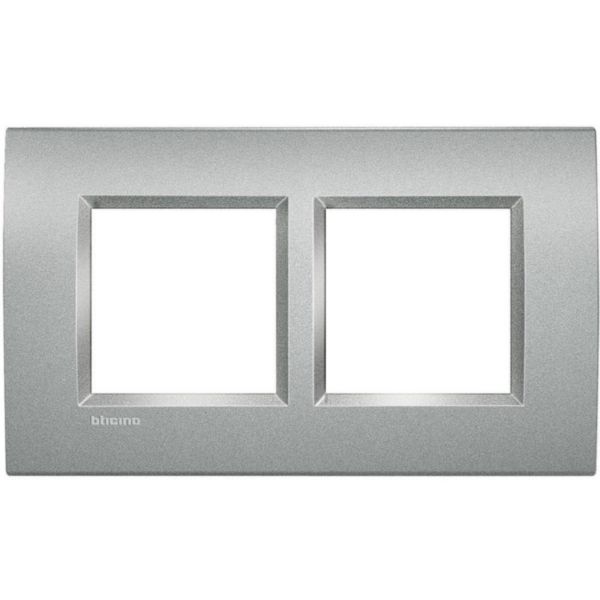 Square cover plate 2x2P 57mm Tech