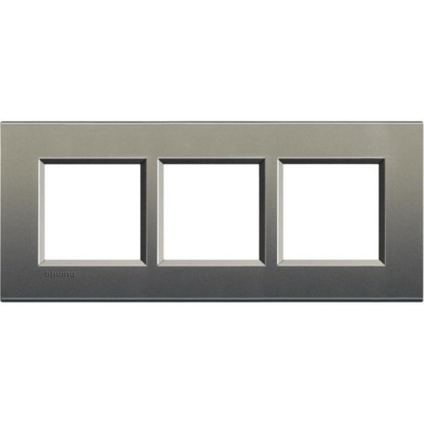 Square cover plate 2x3P 57mm avenue