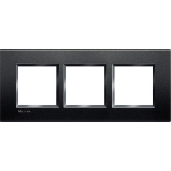 Square cover plate 2x3P 57mm Anthracite