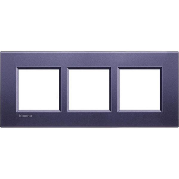 Square cover plate 2x3P 57mm club