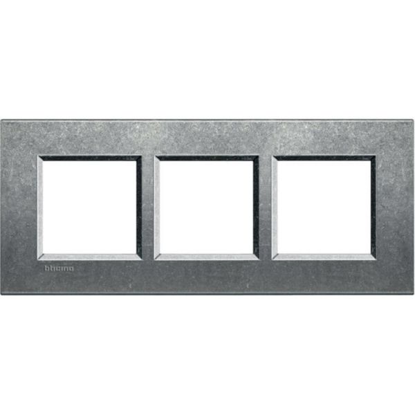 Square cover plate 2x3P 57mm native