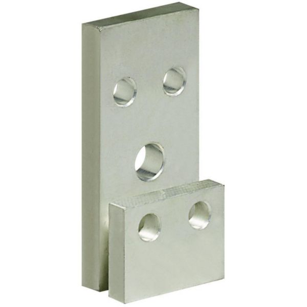 Front extended terminals to be selected depending on the number of poles In= 1250A