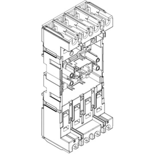 Base for plug-in and draw-out version for M1 160 4P