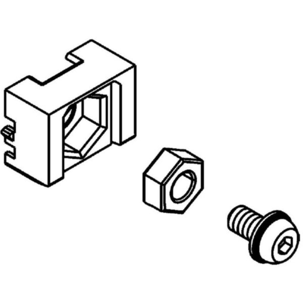 Kit of 3 chests for bars 28.5x10x8mm and cable gland for M2 250 in version 3P