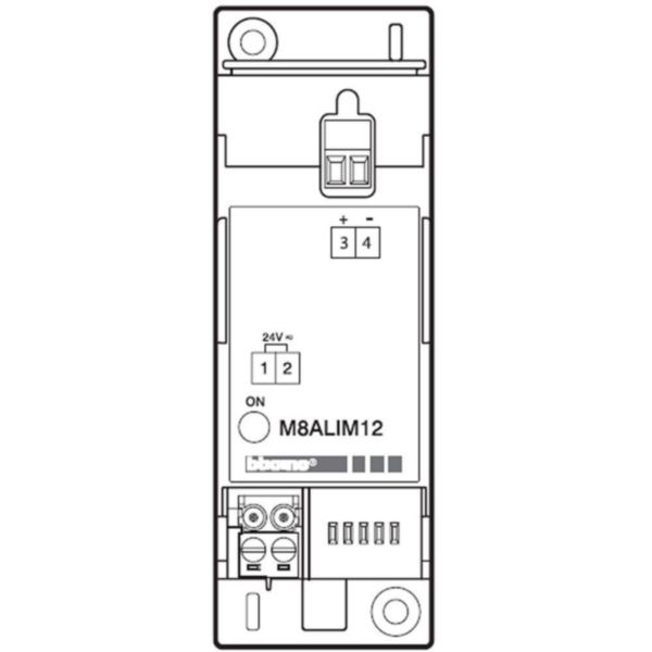 External module for relay auxiliary power supply - 12Vdc