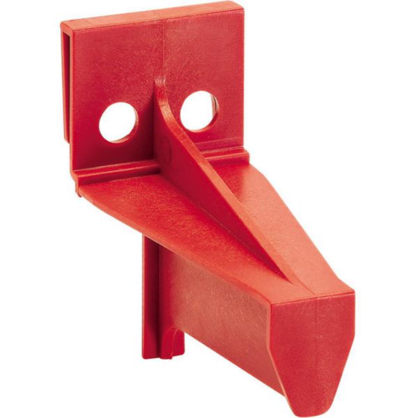 Connection lock and padlockable safety shutter