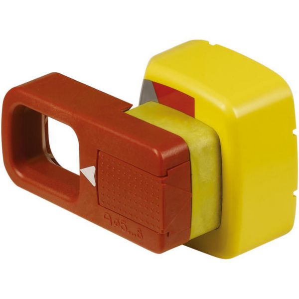 Emergency rotary handle for MW63 and MW160 (red/yellow)