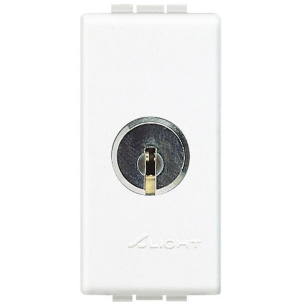 Switch 2P 16A 250 Vac with removable key in ON and OFF position - key for every device