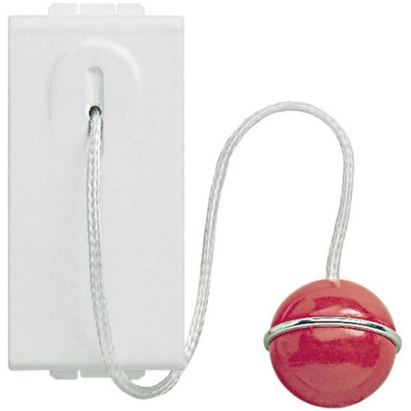 Cord pushbutton 1P NO 10 V 230 Vac for bathroom alarm