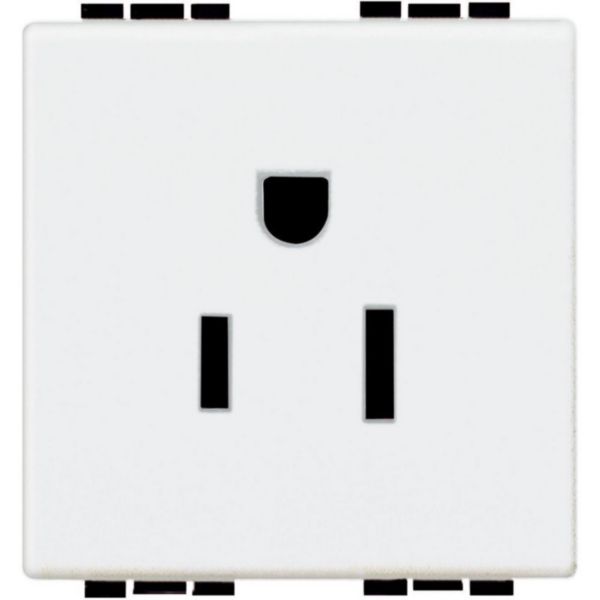 Socket 2P+T 15A 127/250 Vac - american standard