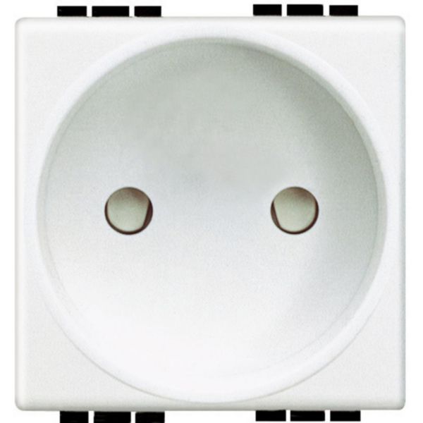 Socket 2P 16A 250 Vac - standard France - shielded tulip contacts