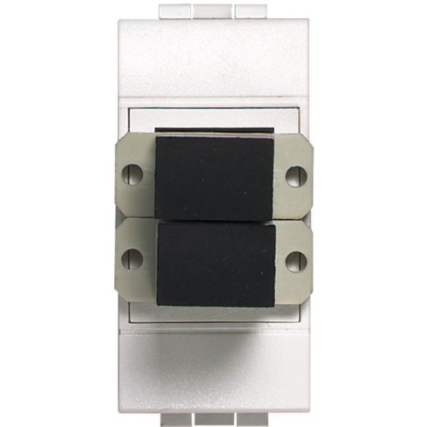 Coupling connector for optical fiber - SC cable socket - duplex