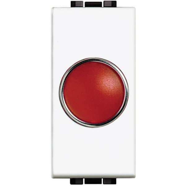 Lamp carrier with red Light. To complete with red LED (LN4742V27CM)
