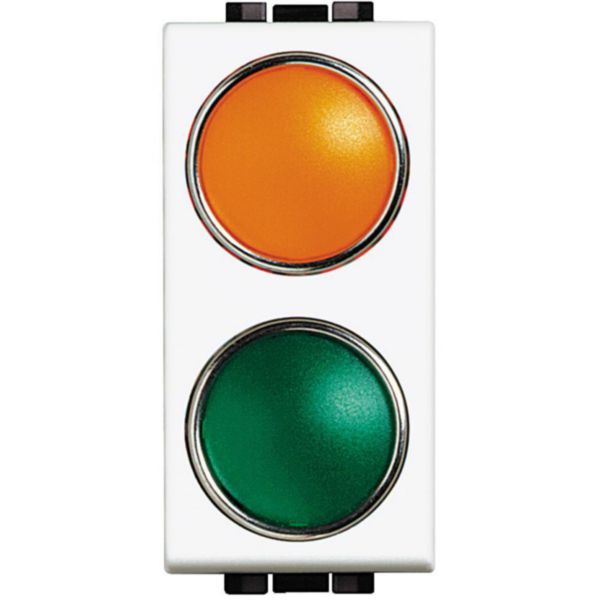 Lamp carrier with Lights orange/green