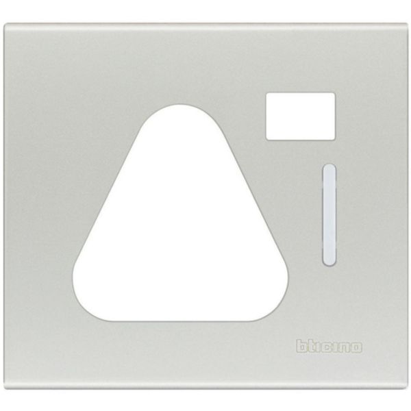 1 gang cover plate - Glossy silver (for items N4151, NT5151, N4153, NT4153)