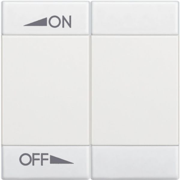 Key cover for 2 functions with with screen printing ON OFF and setting