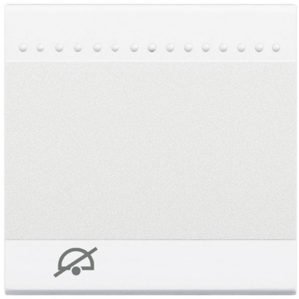 Key cover with illuminated lens - symbol "not disturb"