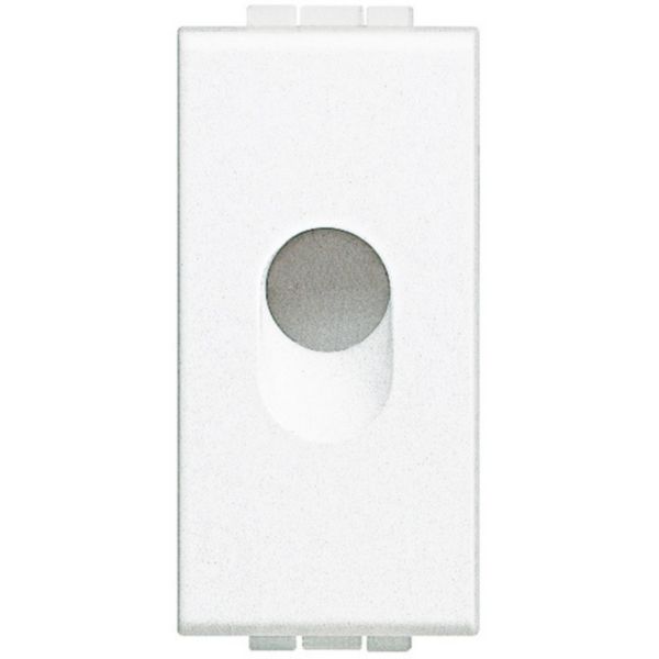 Blank plate with simple output with hole d=9mm