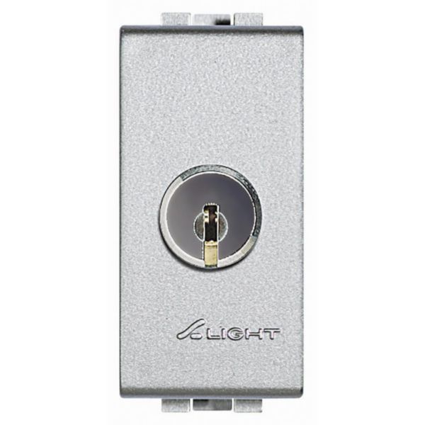 Switch 2P 16A 250 Vac with removable key in ON and OFF position - same key for all device