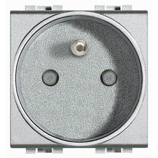 Socket 2P+T 16A - France/Belgium standard - shielded tulip contacts - Automatic clamps
