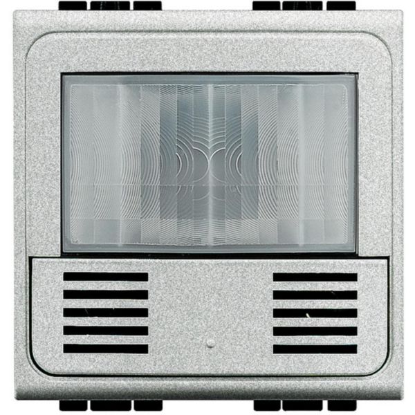 KNX PIR Green Switch, IP20 protection index. With on-board pushbutton, ideal for installation in passage areas