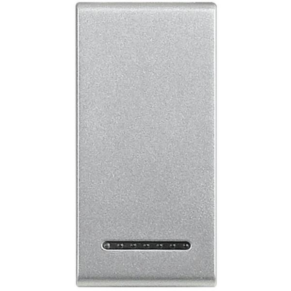 Key cover with illuminated lens