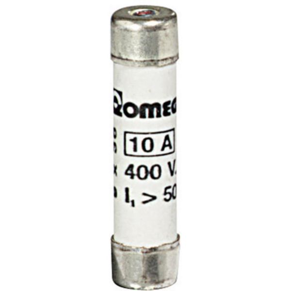 Fuse Fusicolor with blown-fuse indicator type T1 9x36mm 10A
