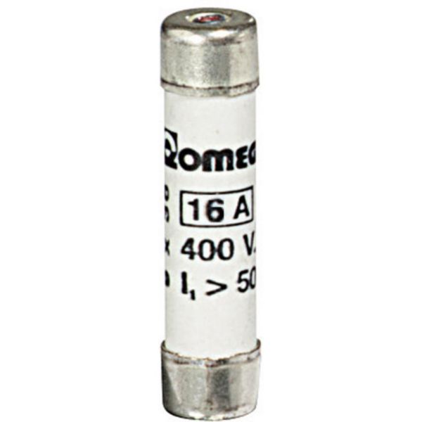 Fuse Fusicolor with blown-fuse indicator type T1 9x36mm 16A