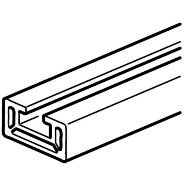 Aluminium busbar with "C" shape - In= 250A (IP>30) 320A (IP<30) 