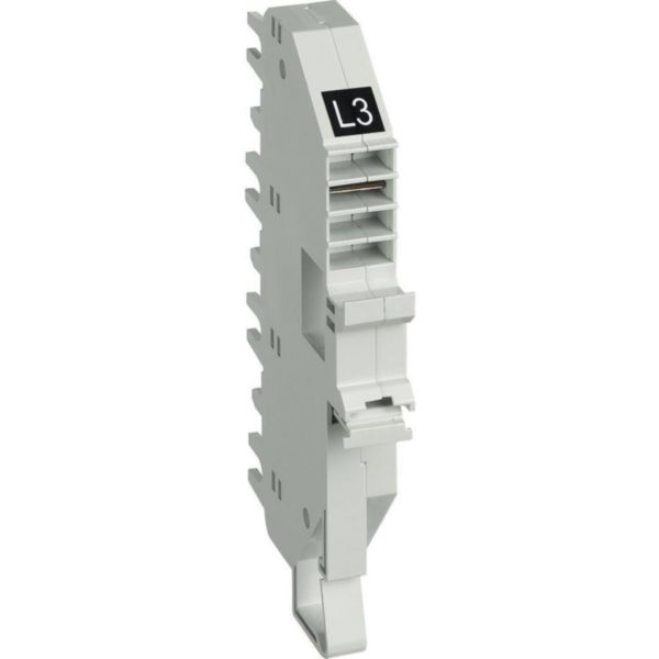 Base for connection plug-in BTDIN 1P - L3 - Black