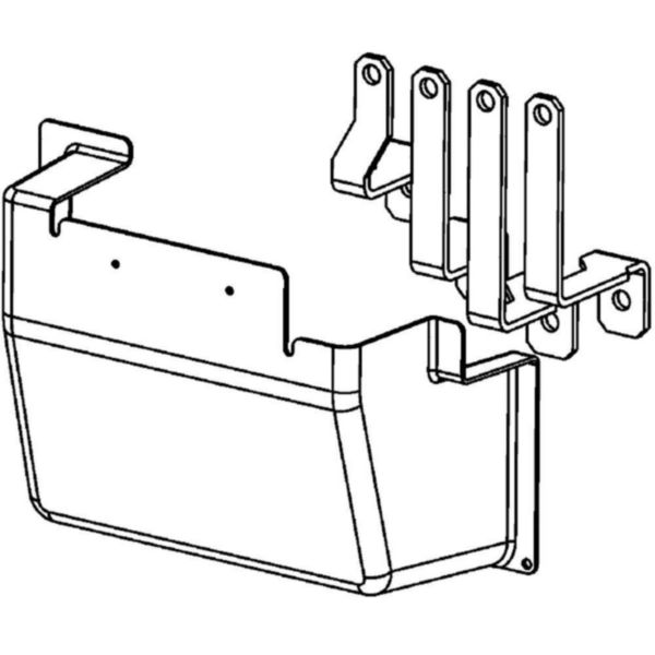 Busbar kit for disconnectors MW250 to vertical busbaron FONDOATTIVO