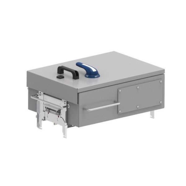 Metallic tap-off box with AC23 disconnectors and fuse-carrier - In= 160A