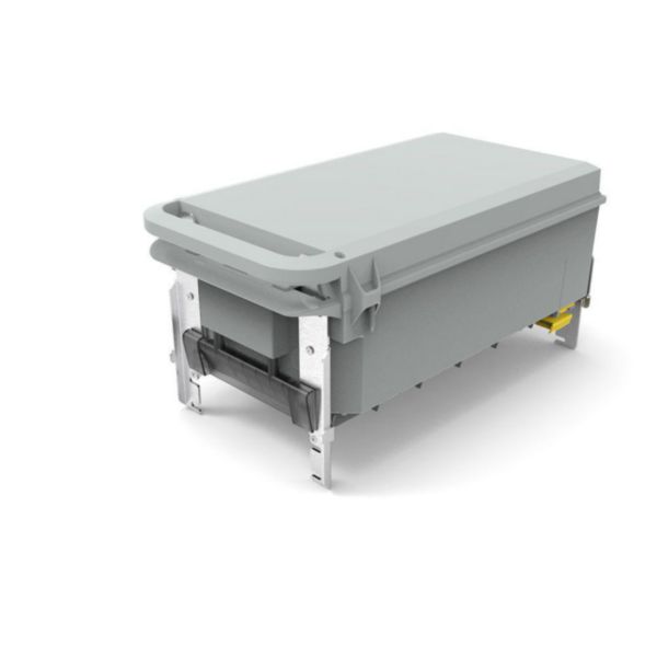 Empty fiber glass plastic tap-off Box - In= 160A (blind)