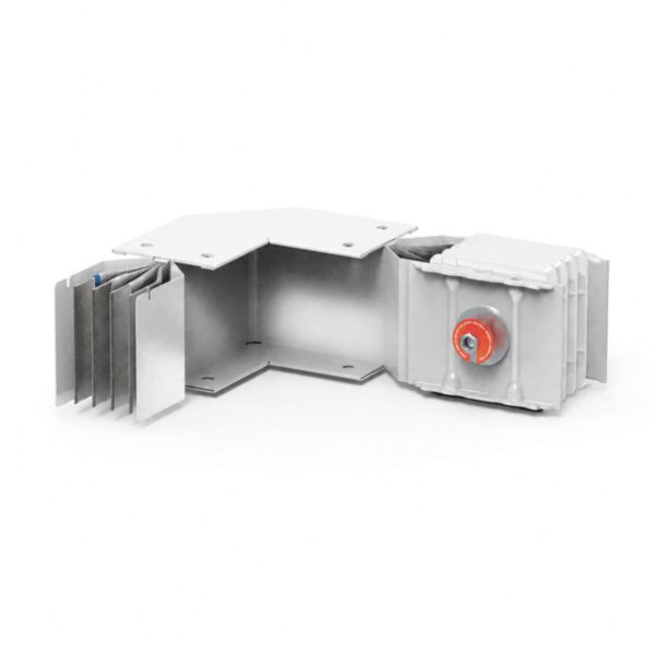 Horizontal elbow XCP-HP (Al). Left Type 2 special - In= 2000A