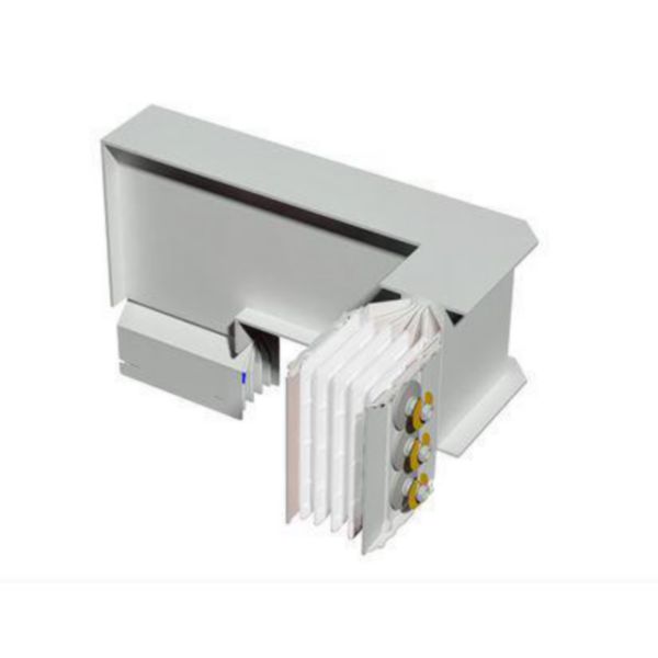 Double horizontal and vertical elbow XCP-HP (Al). Type 3 - In= 2000A