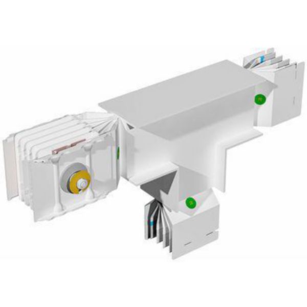 T vertical element XCP-HP (Al). Type 1 - In= 1000A