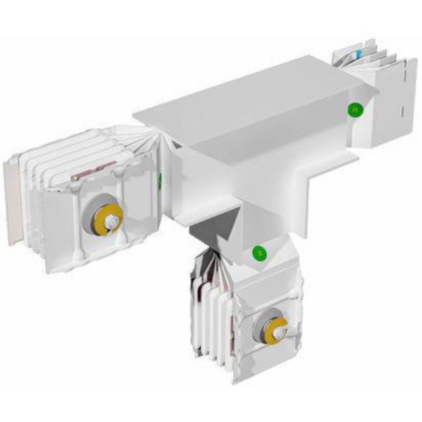 T vertical element XCP-HP (Al). Type 2 - In= 1000A