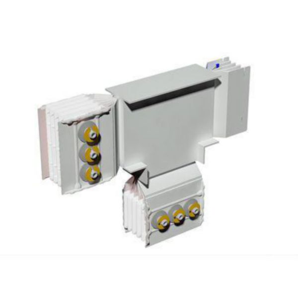 T vertical element XCP-HP (Al). Type 2 - In= 1600A