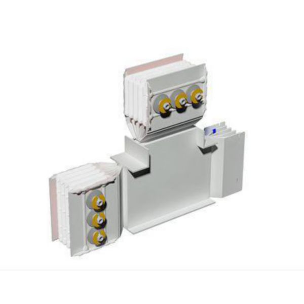 T vertical element XCP-HP (Al). Type 3 - In= 2000A