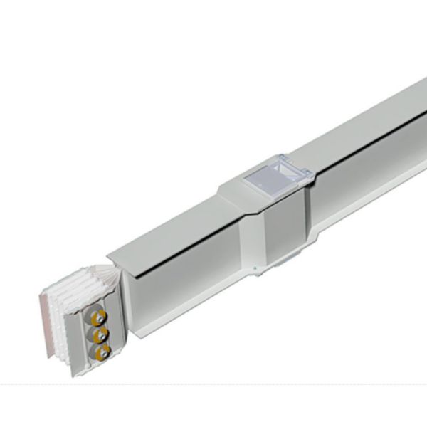 Straight element for distribution XCP-HP Al. N° of outlets 1+1 - L= 1-1.5m - In= 1600A